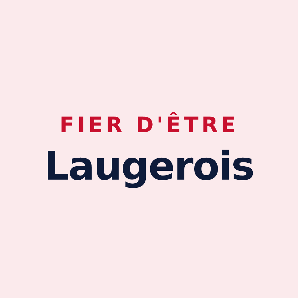 Magnet « Fier d'être Laugerois » — design pour Saint-Léger-du-Ventoux