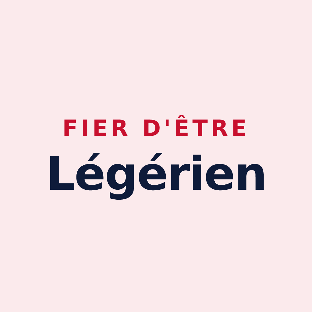 Magnet « Fier d'être Légérien » — design pour Saint-Léger-les-Vignes