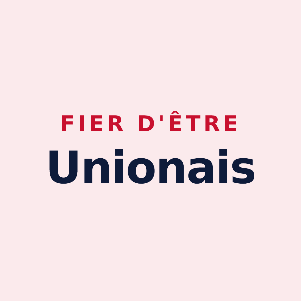 Magnet « Fier d'être Unionais » — design pour Saint-Léger-sur-Sarthe