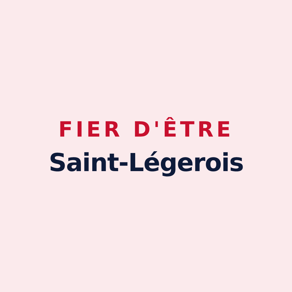 Magnet « Fier d'être Saint-Légerois » — design pour Saint-Léger