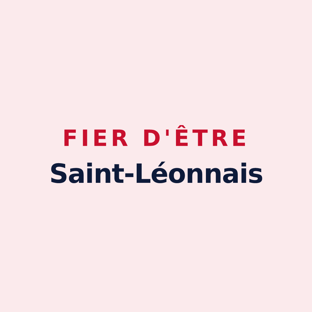 Magnet « Fier d'être Saint-Léonnais » — design pour Saint-Léon