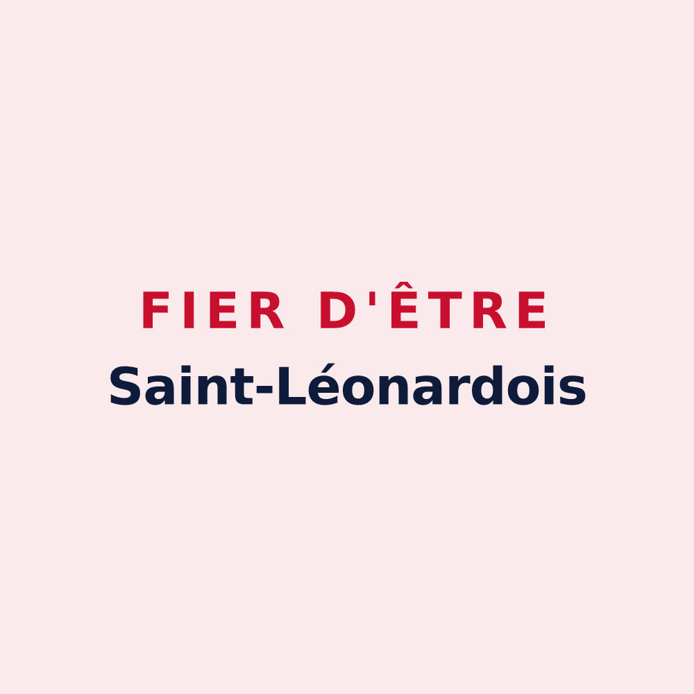 Magnet « Fier d'être Saint-Léonardois » — design pour Saint-Léonard