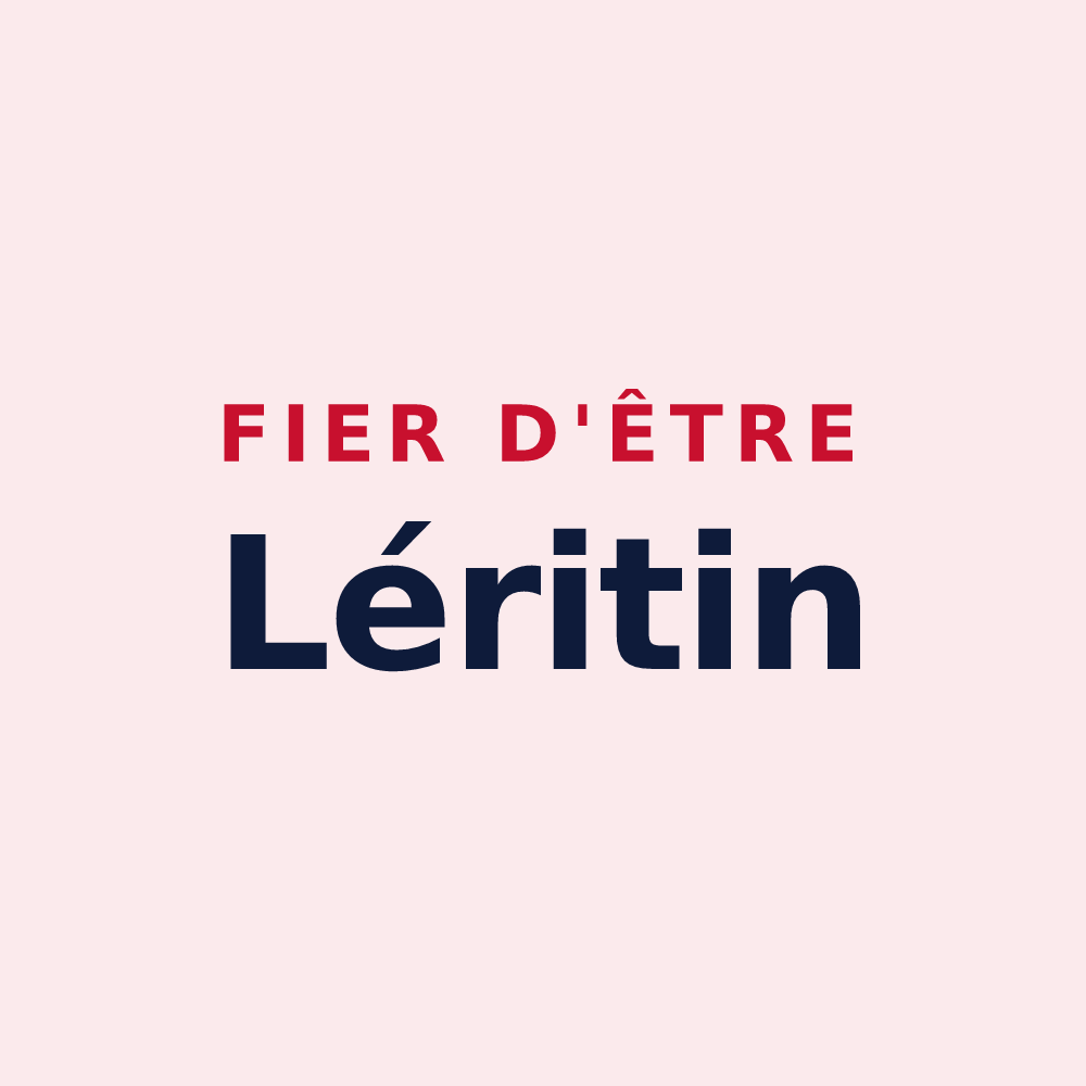 Magnet « Fier d'être Léritin » — design pour Saint-Léry