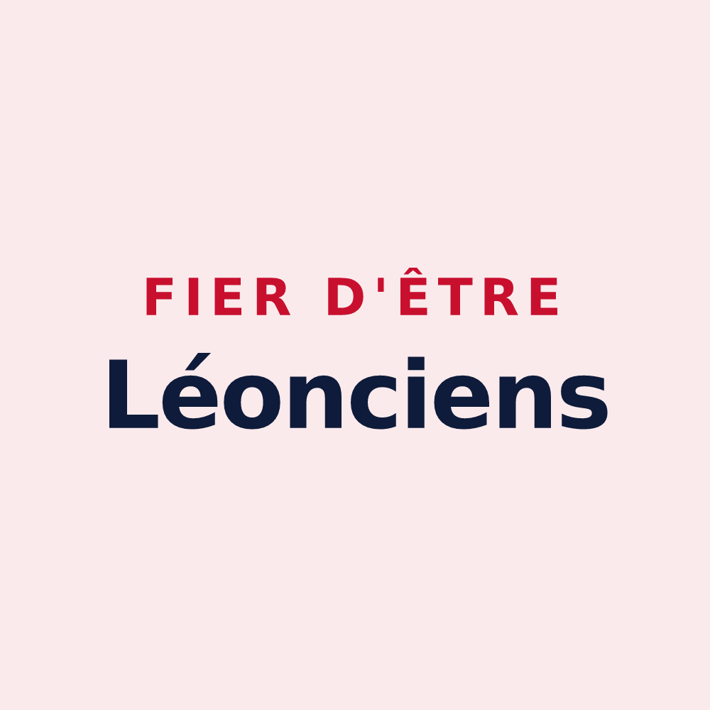 Magnet « Fier d'être Léonciens » — design pour Saint-Lieux-lès-Lavaur