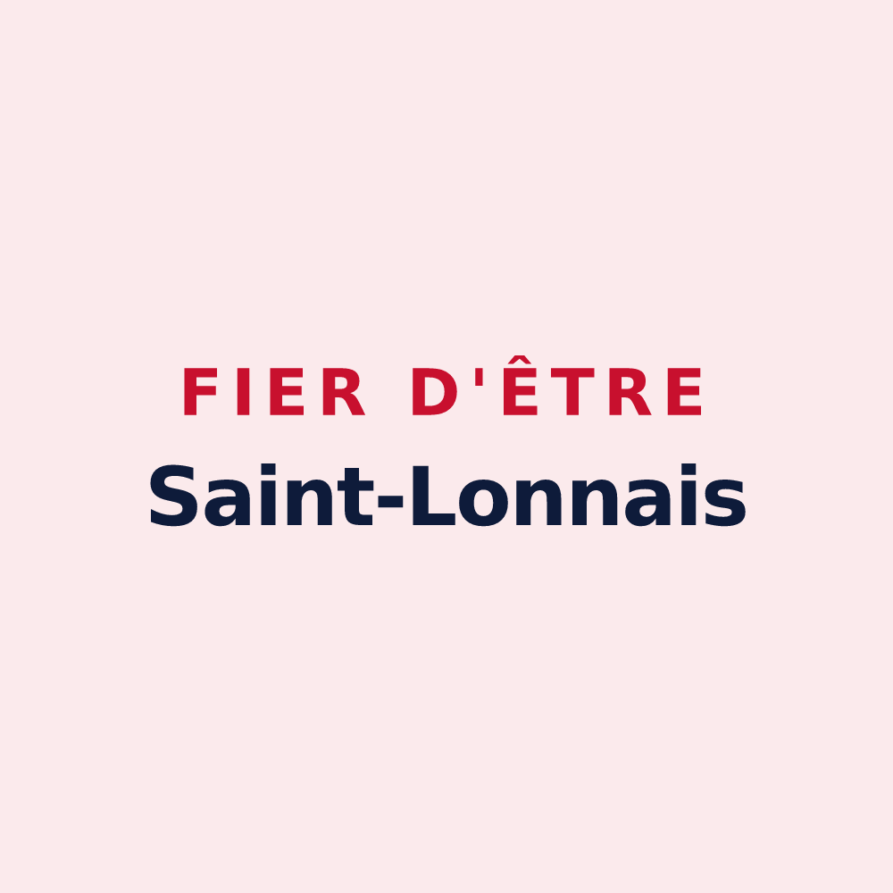 Magnet « Fier d'être Saint-Lonnais » — design pour Saint-Lon-les-Mines
