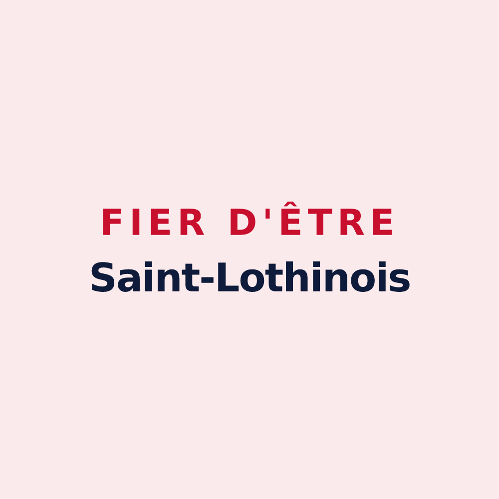 Magnet « Fier d'être Saint-Lothinois » — design pour Saint-Lothain