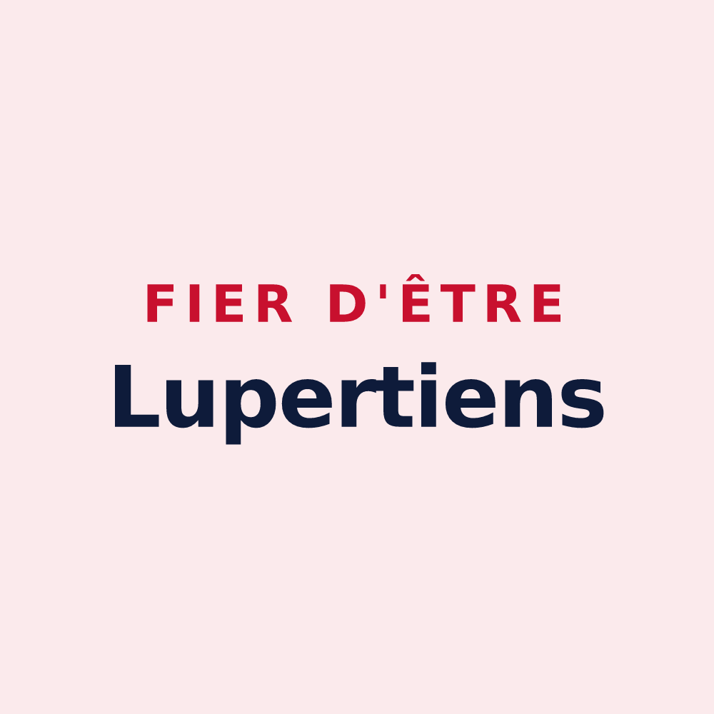 Magnet « Fier d'être Lupertiens » — design pour Saint-Loubert