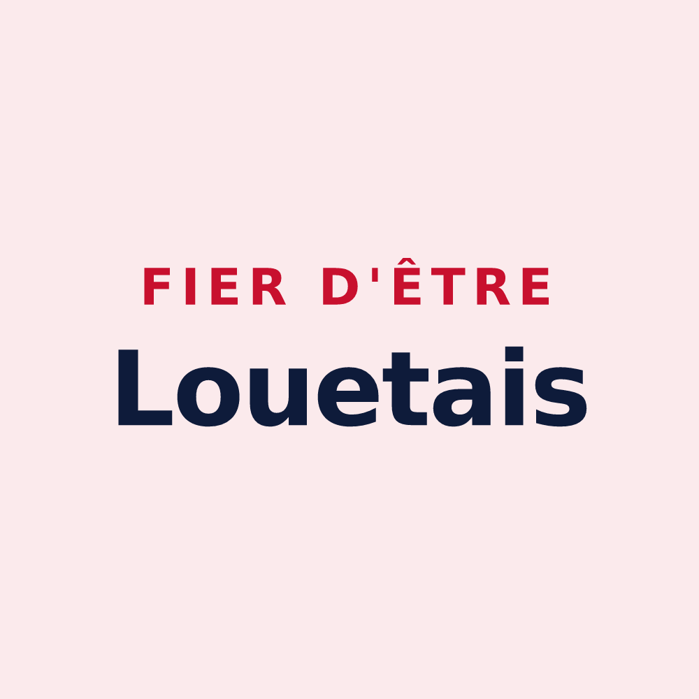 Magnet « Fier d'être Louetais » — design pour Saint-Louet-sur-Vire