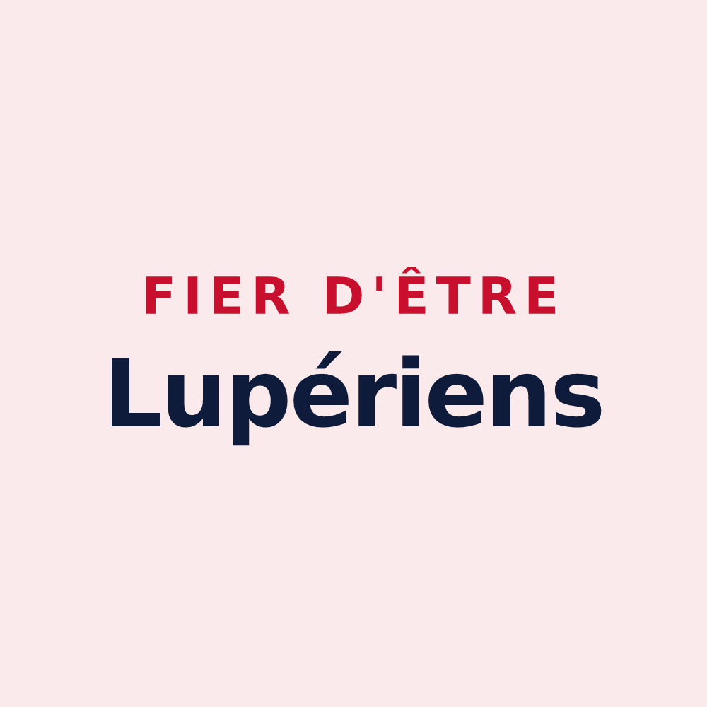 Magnet « Fier d'être Lupériens » — design pour Saint-Loup-des-Vignes