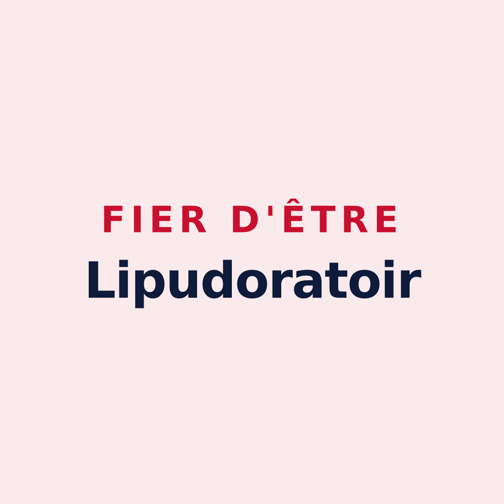 Magnet « Fier d'être Lipudoratoir » — design pour Saint-Loup-du-Dorat