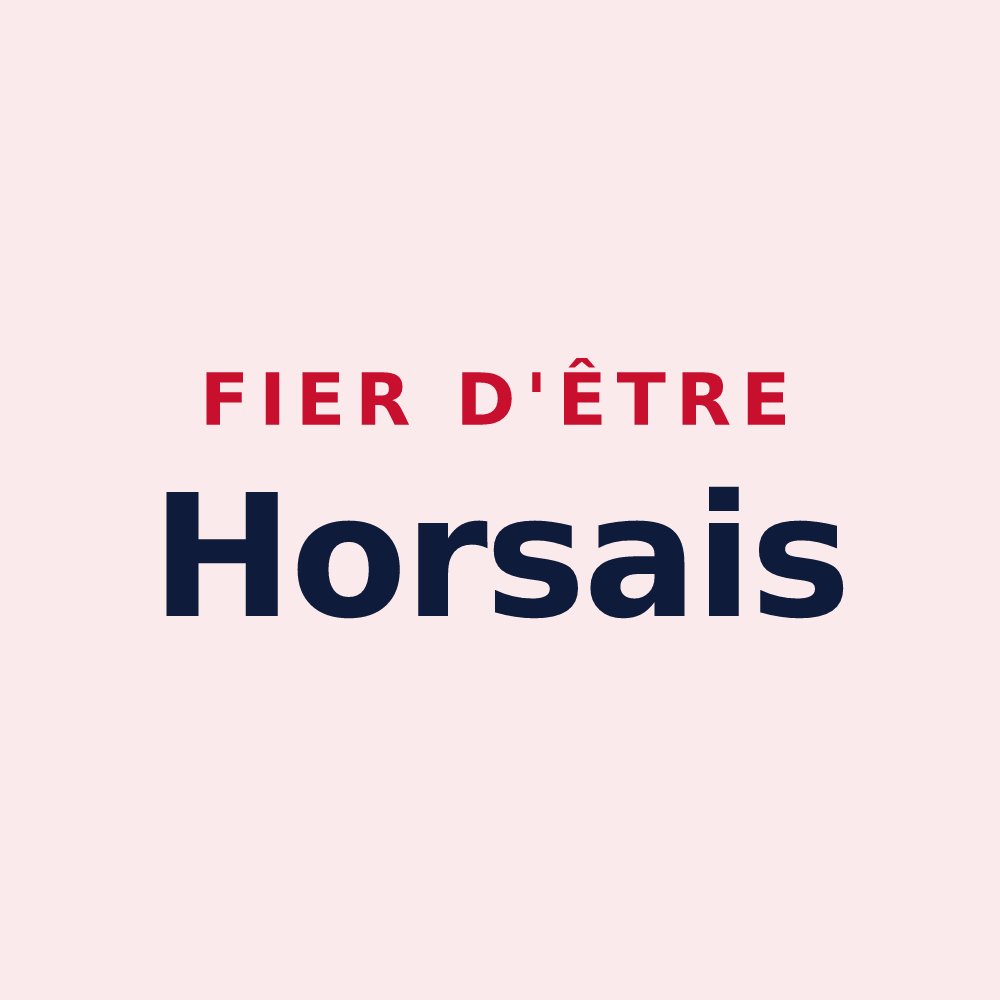 Magnet « Fier d'être Horsais » — design pour Saint-Loup-Hors