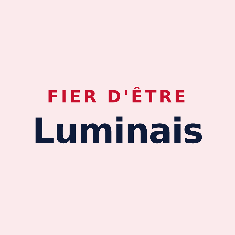 Magnet « Fier d'être Luminais » — design pour Saint-Lumine-de-Clisson