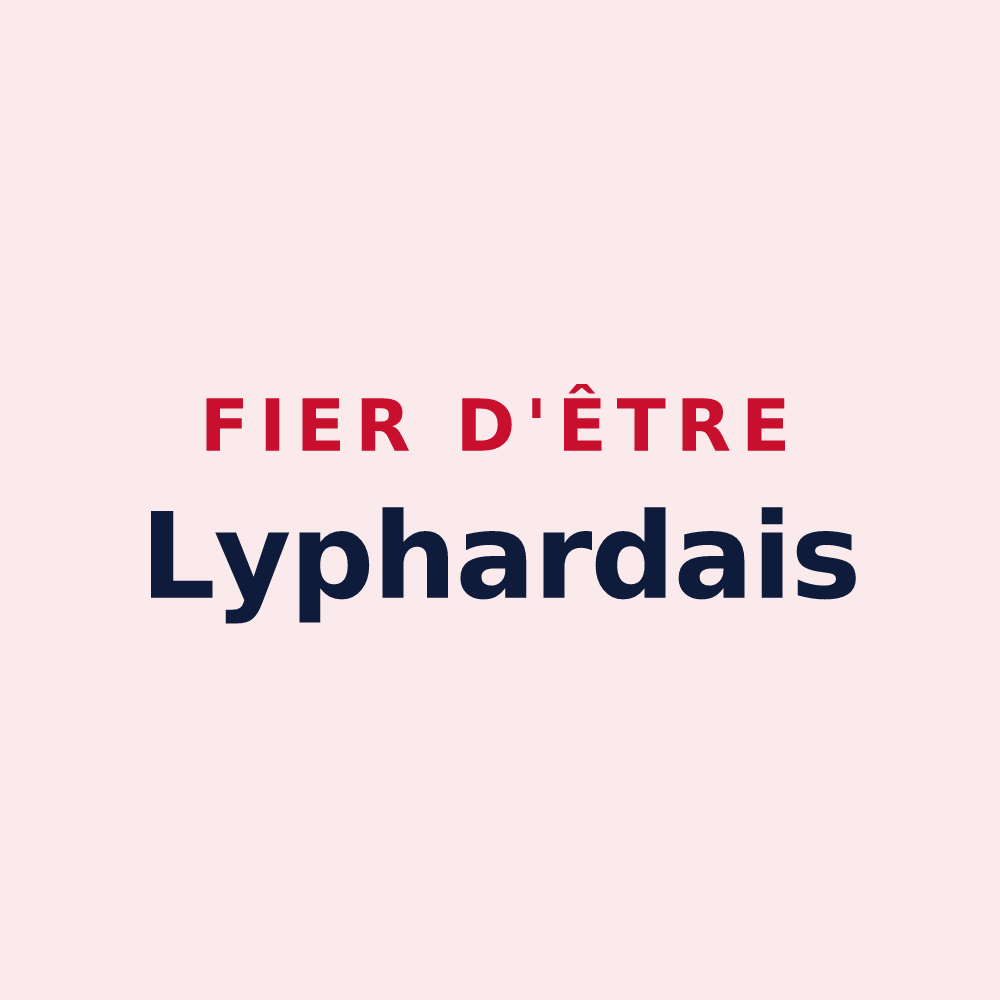 Magnet « Fier d'être Lyphardais » — design pour Saint-Lyphard