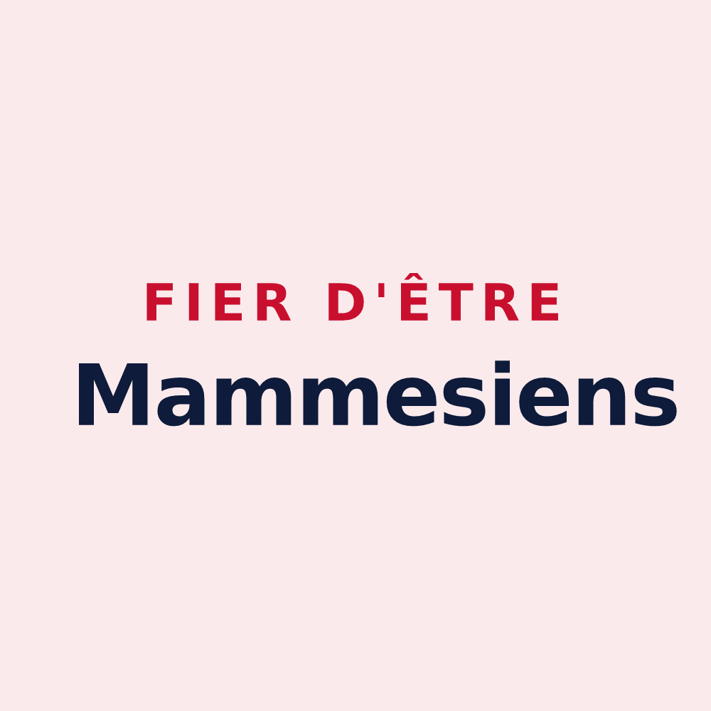 Magnet « Fier d'être Mammesiens » — design pour Saint-Mammès