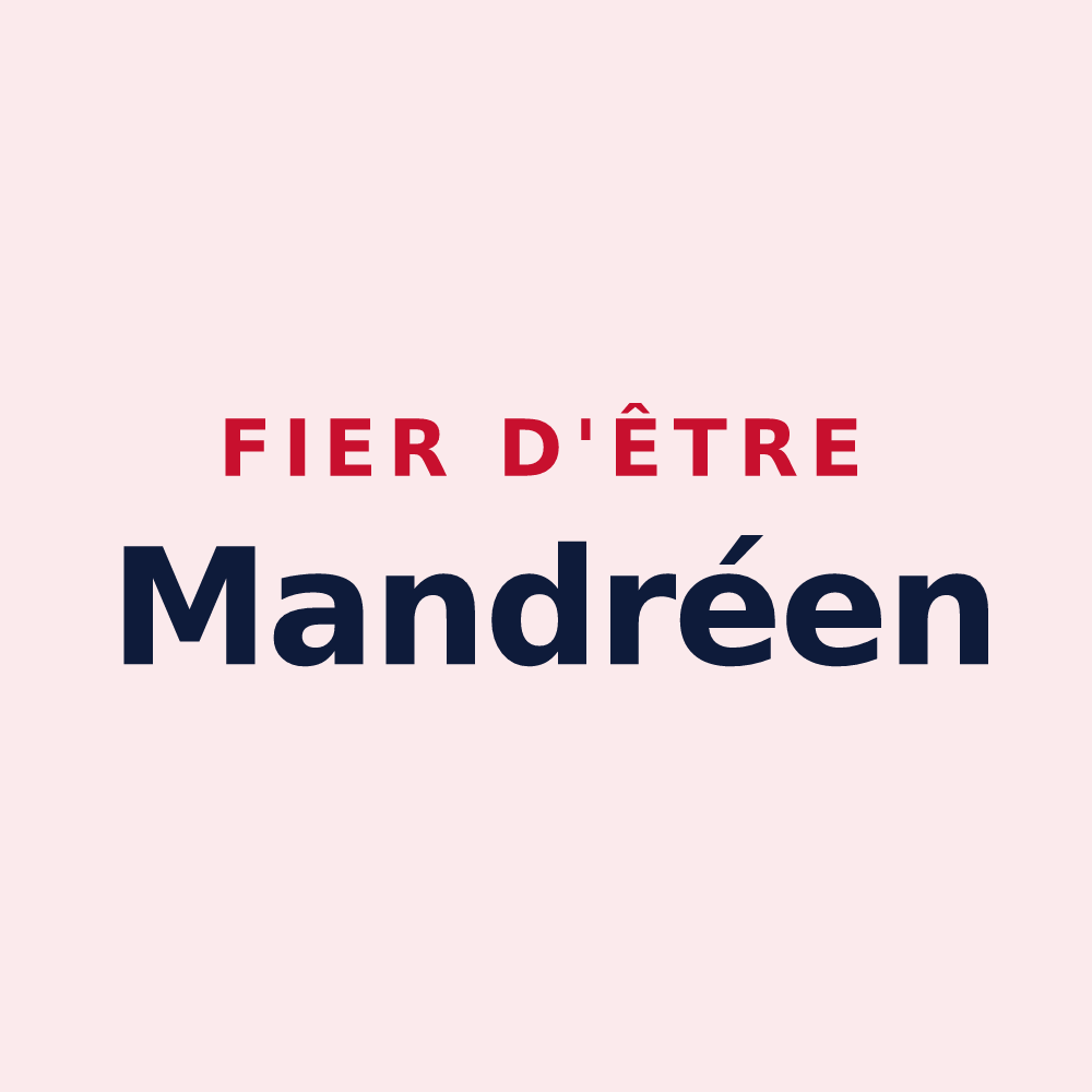 Magnet « Fier d'être Mandréen » — design pour Saint-Mandrier-sur-Mer