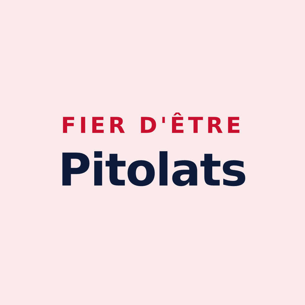 Magnet « Fier d'être Pitolats » — design pour Saint-Marcel