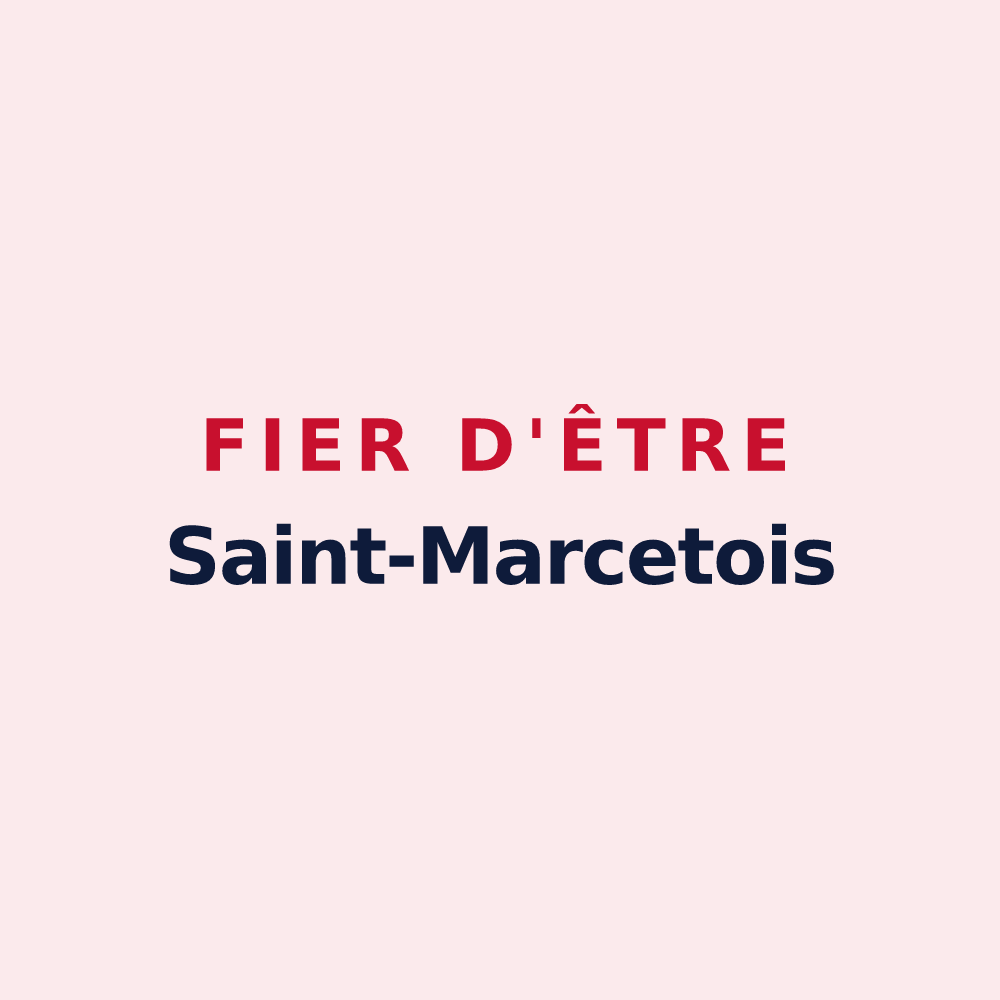 Magnet « Fier d'être Saint-Marcetois » — design pour Saint-Marcet