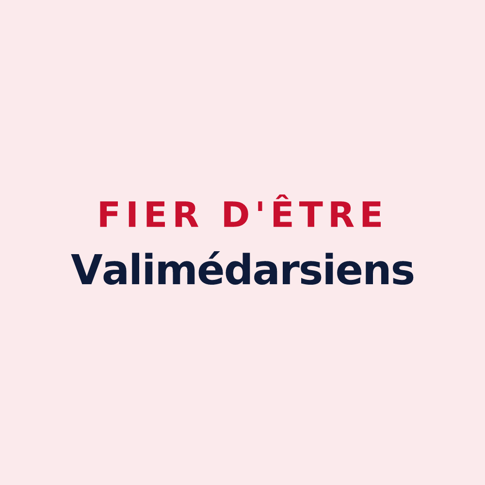 Magnet « Fier d'être Valimédarsiens » — design pour Saint-Mard-de-Vaux
