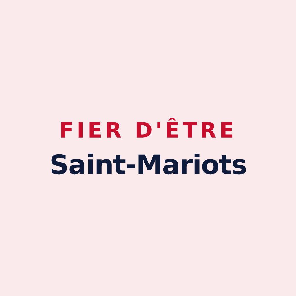 Magnet « Fier d'être Saint-Mariots » — design pour Saint-Mard-lès-Rouffy