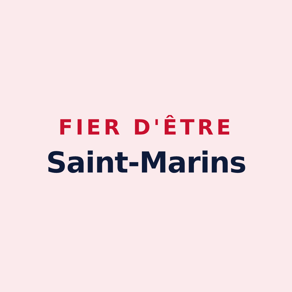 Magnet « Fier d'être Saint-Marins » — design pour Saint-Mars-de-Coutais