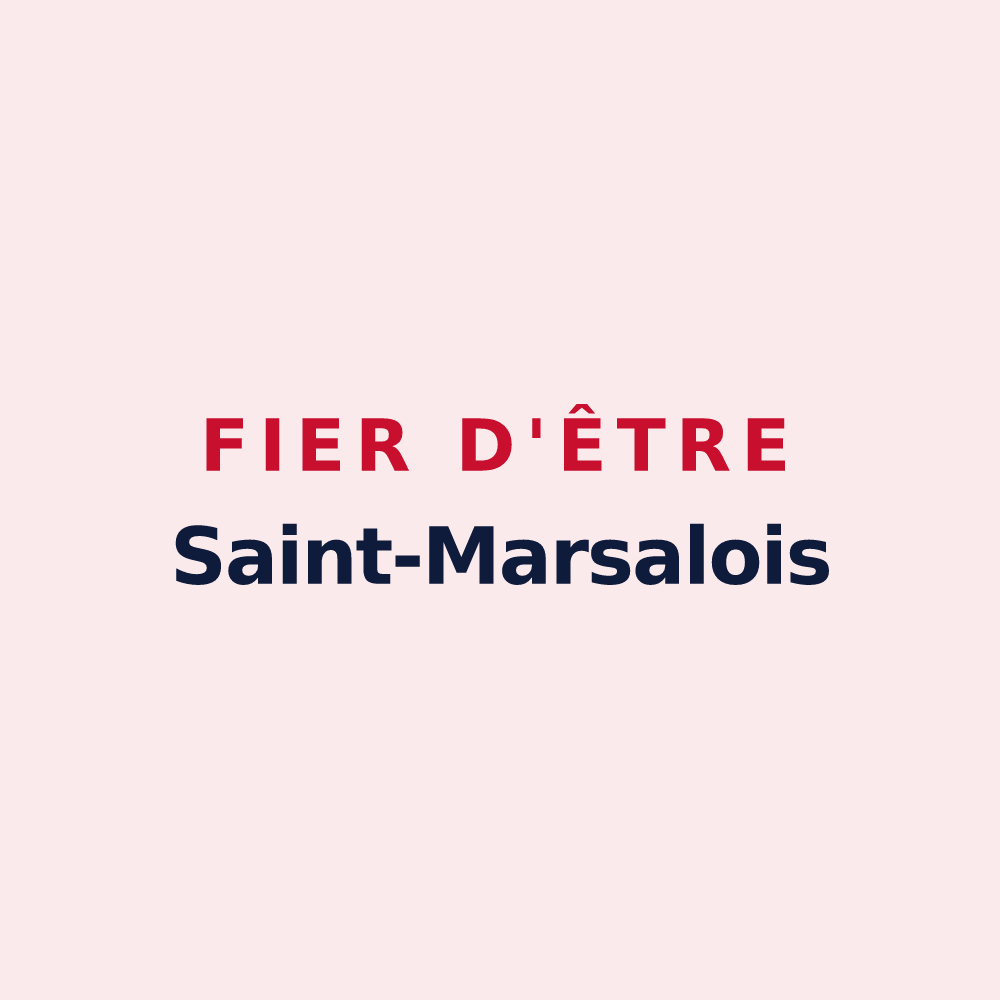Magnet « Fier d'être Saint-Marsalois » — design pour Saint-Marsal