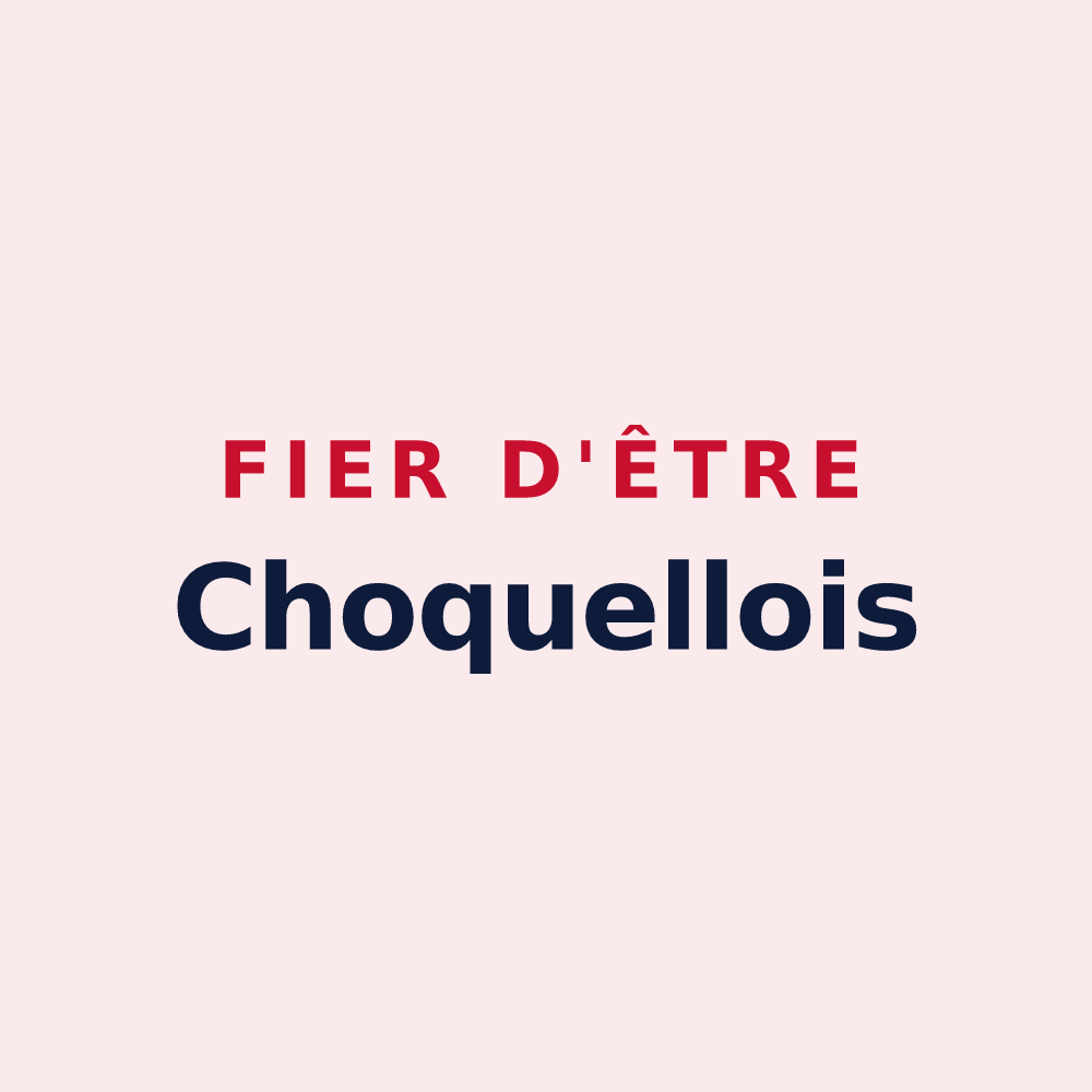 Magnet « Fier d'être Choquellois » — design pour Saint-Martin-Choquel