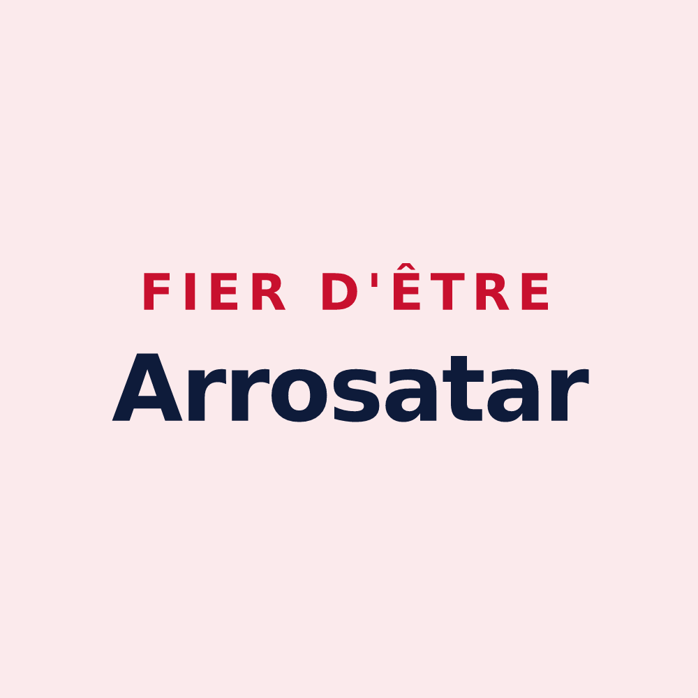 Magnet « Fier d'être Arrosatar » — design pour Saint-Martin-d'Arrossa