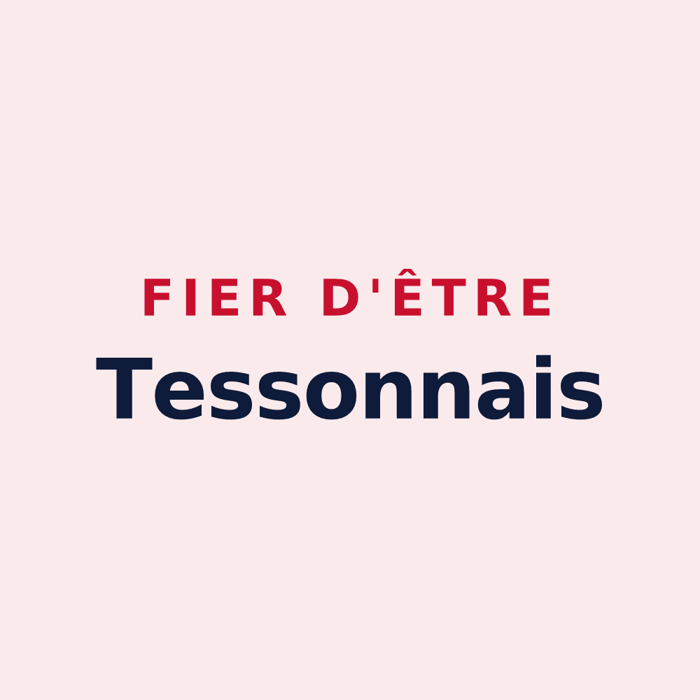 Magnet « Fier d'être Tessonnais » — design pour Saint-Martin-de-Fraigneau