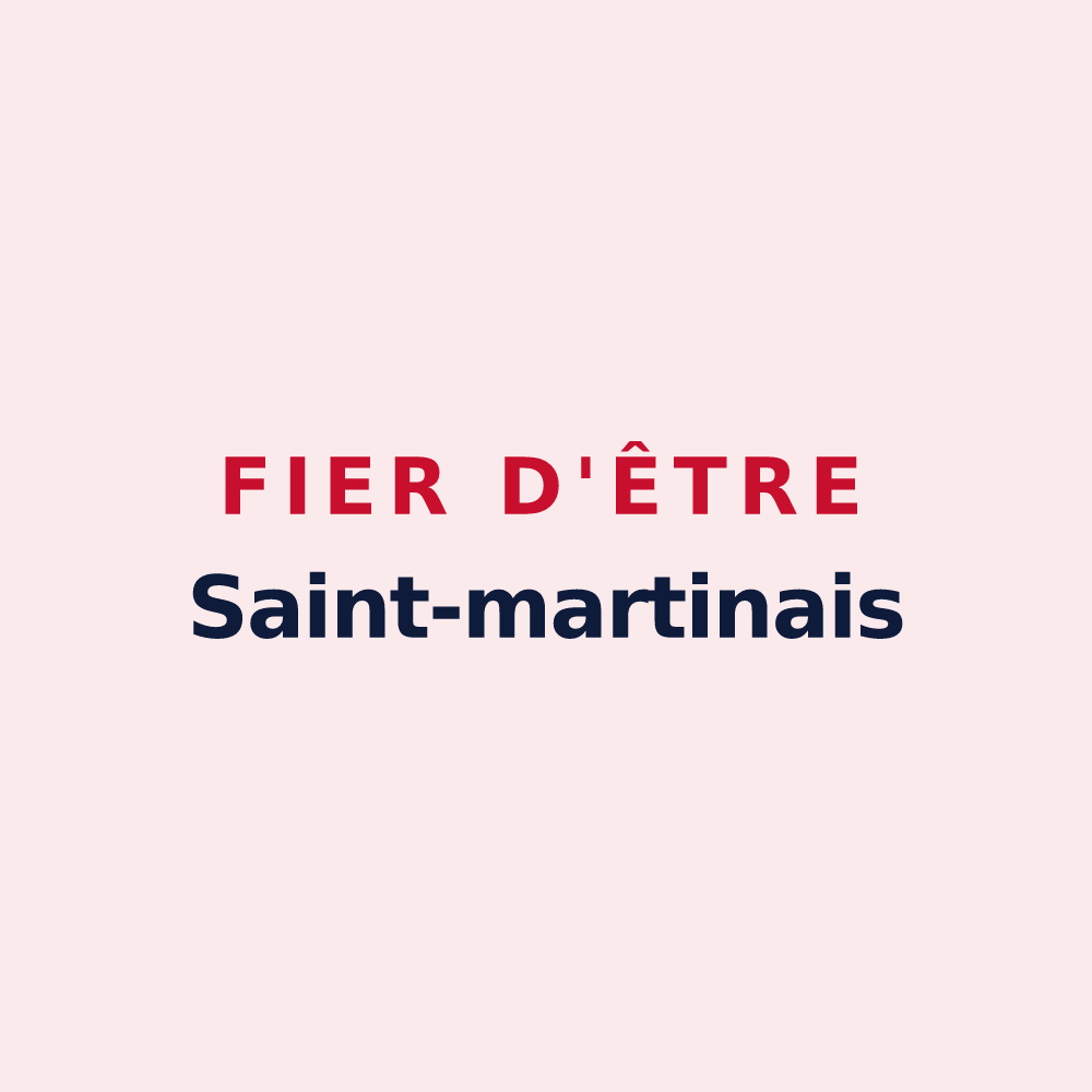 Magnet « Fier d'être Saint-martinais » — design pour Saint-Martin-de-Goyne