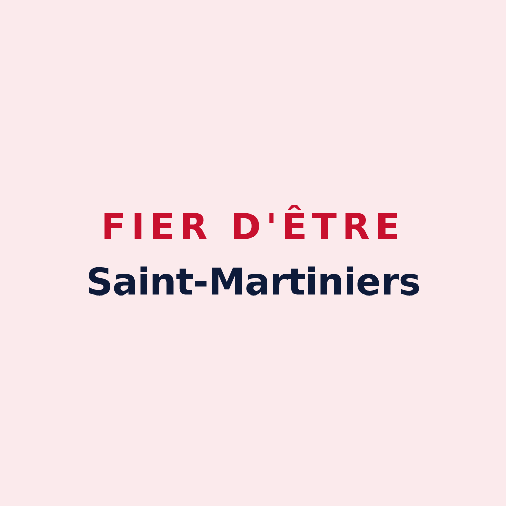 Magnet « Fier d'être Saint-Martiniers » — design pour Saint-Martin-de-Juillers