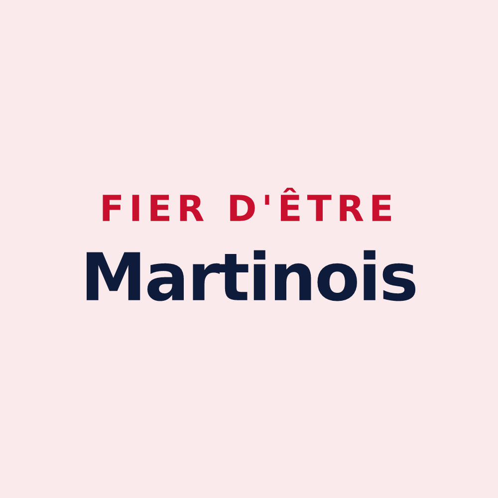 Magnet « Fier d'être Martinois » — design pour Saint-Martin-des-Champs