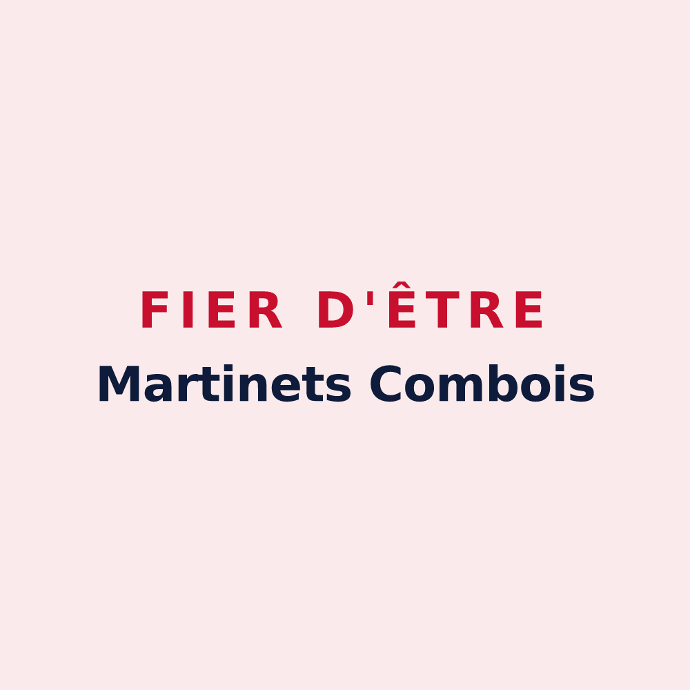 Magnet « Fier d'être Martinets Combois » — design pour Saint-Martin-des-Combes