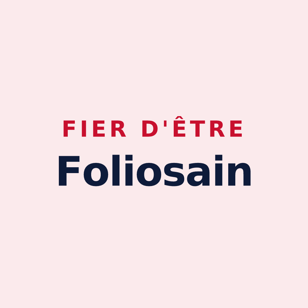Magnet « Fier d'être Foliosain » — design pour Saint-Martin-du-Fouilloux