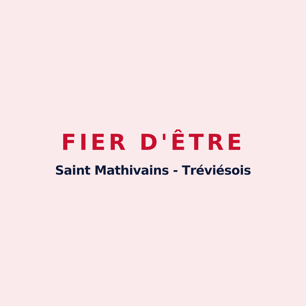 Magnet « Fier d'être Saint Mathivains - Tréviésois » — design pour Saint-Mathieu-de-Tréviers