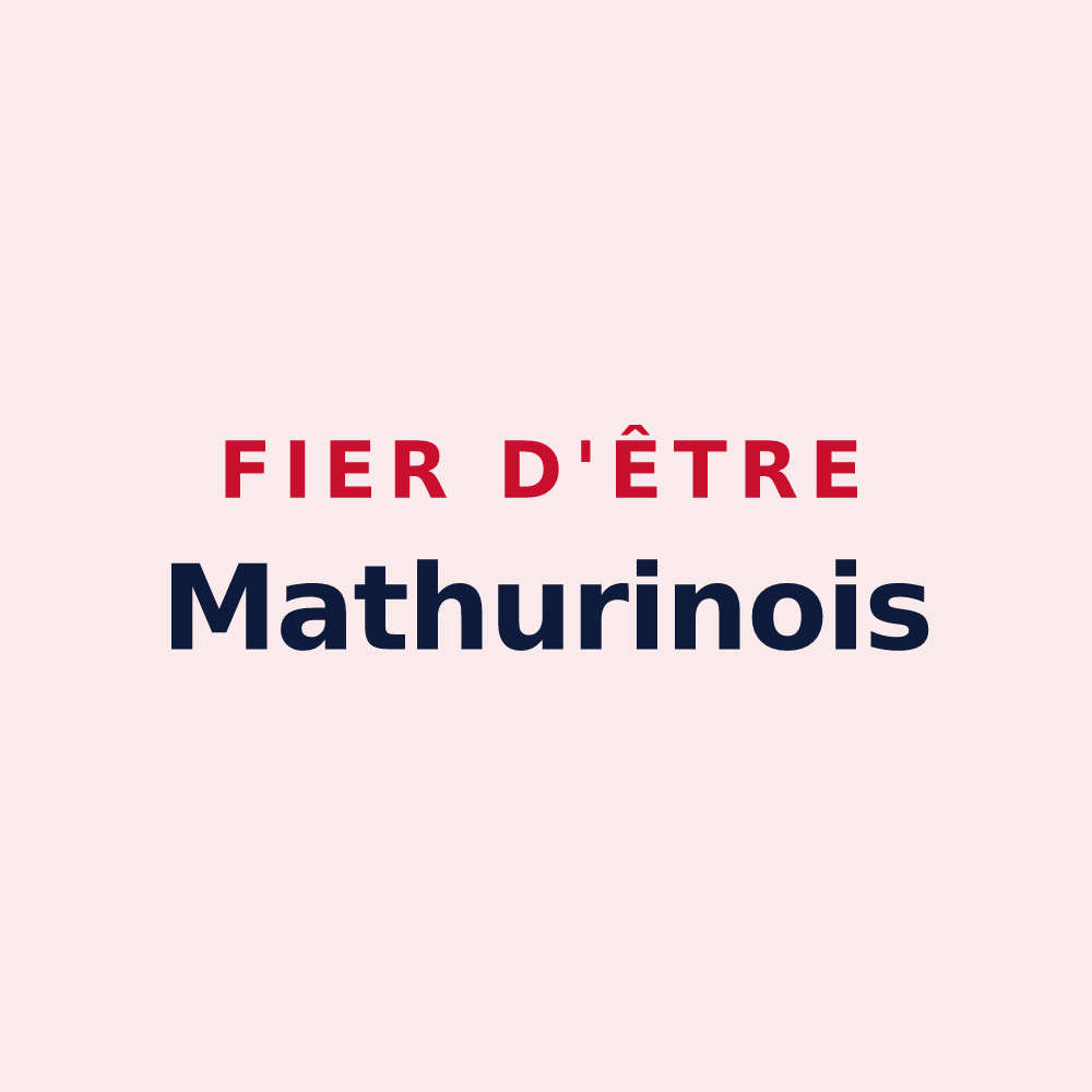 Magnet « Fier d'être Mathurinois » — design pour Saint-Mathurin