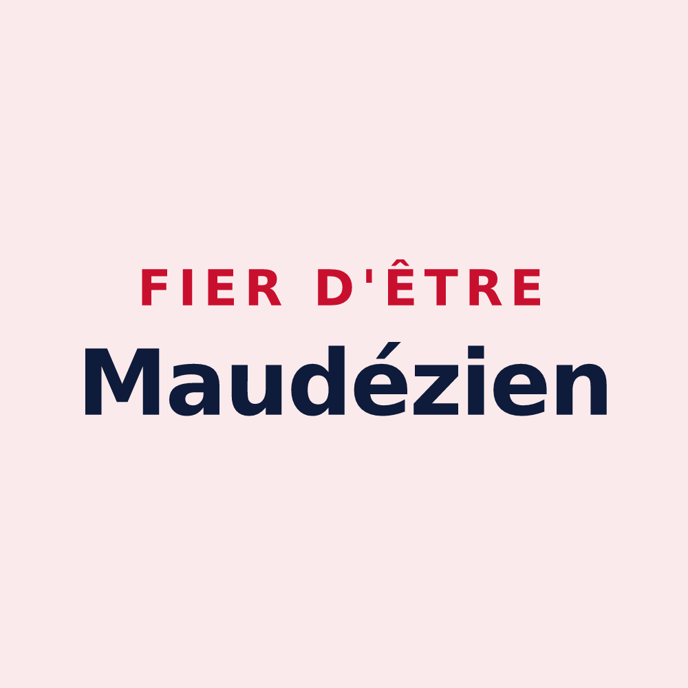 Magnet « Fier d'être Maudézien » — design pour Saint-Maudez