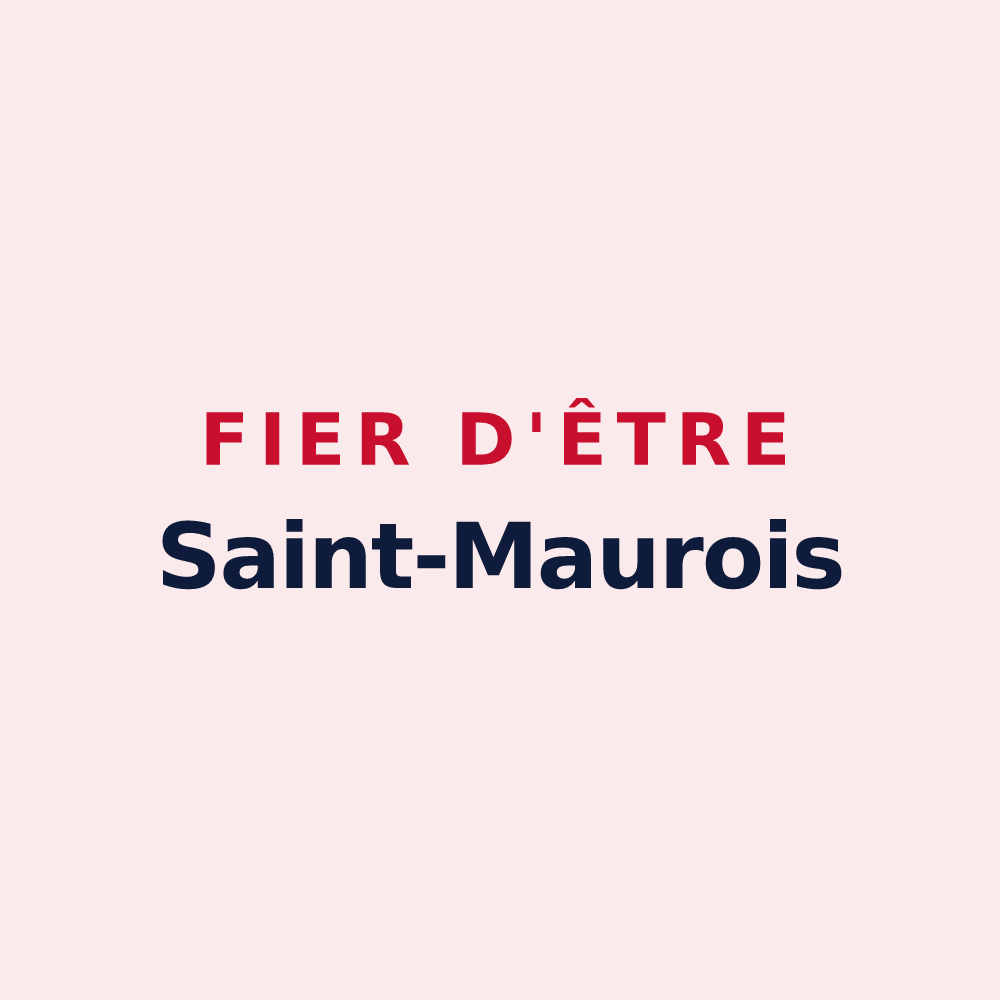 Magnet « Fier d'être Saint-Maurois » — design pour Saint-Maur