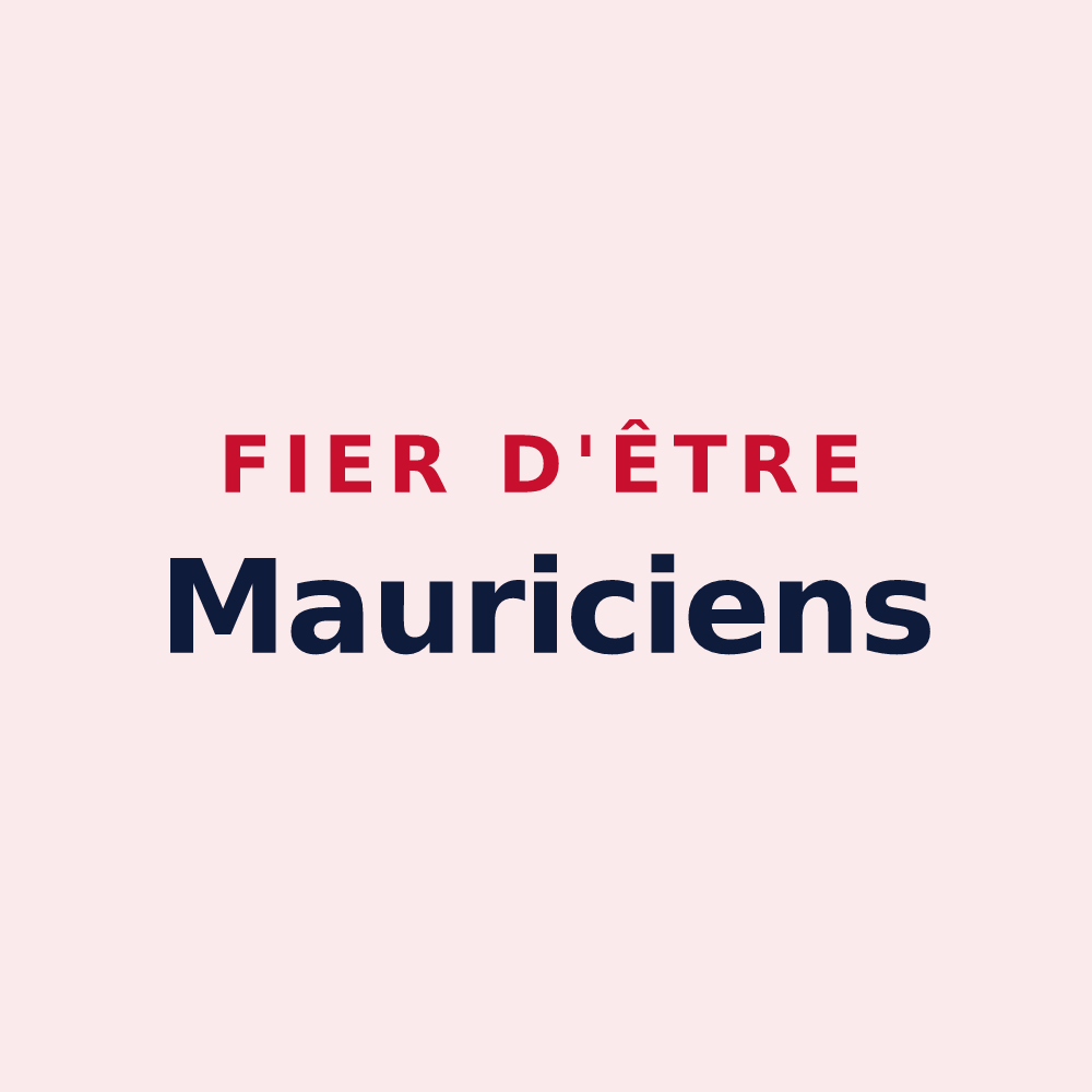 Magnet « Fier d'être Mauriciens » — design pour Saint-Maurice