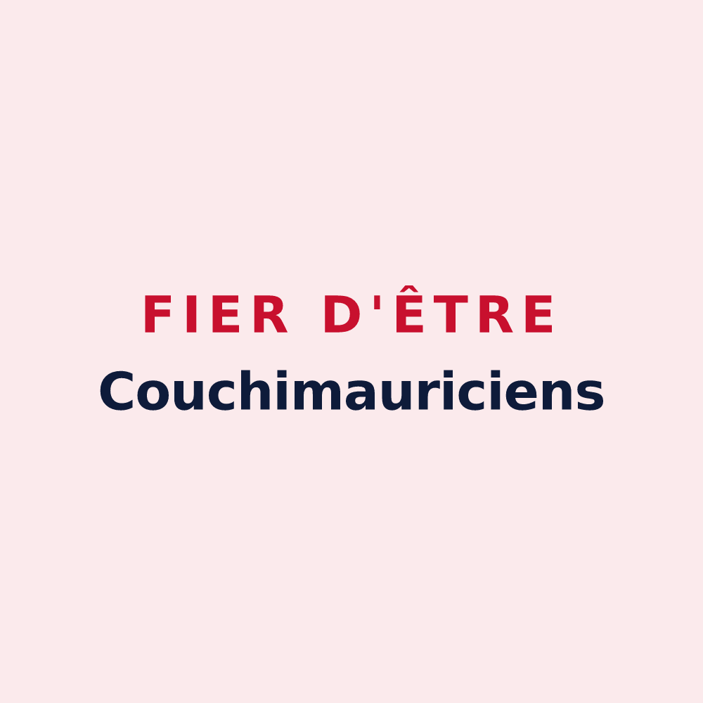Magnet « Fier d'être Couchimauriciens » — design pour Saint-Maurice-lès-Couches