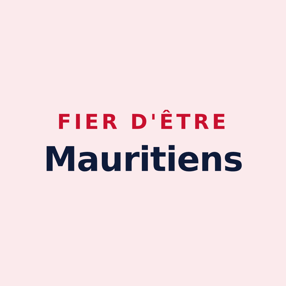 Magnet « Fier d'être Mauritiens » — design pour Saint-Maurice