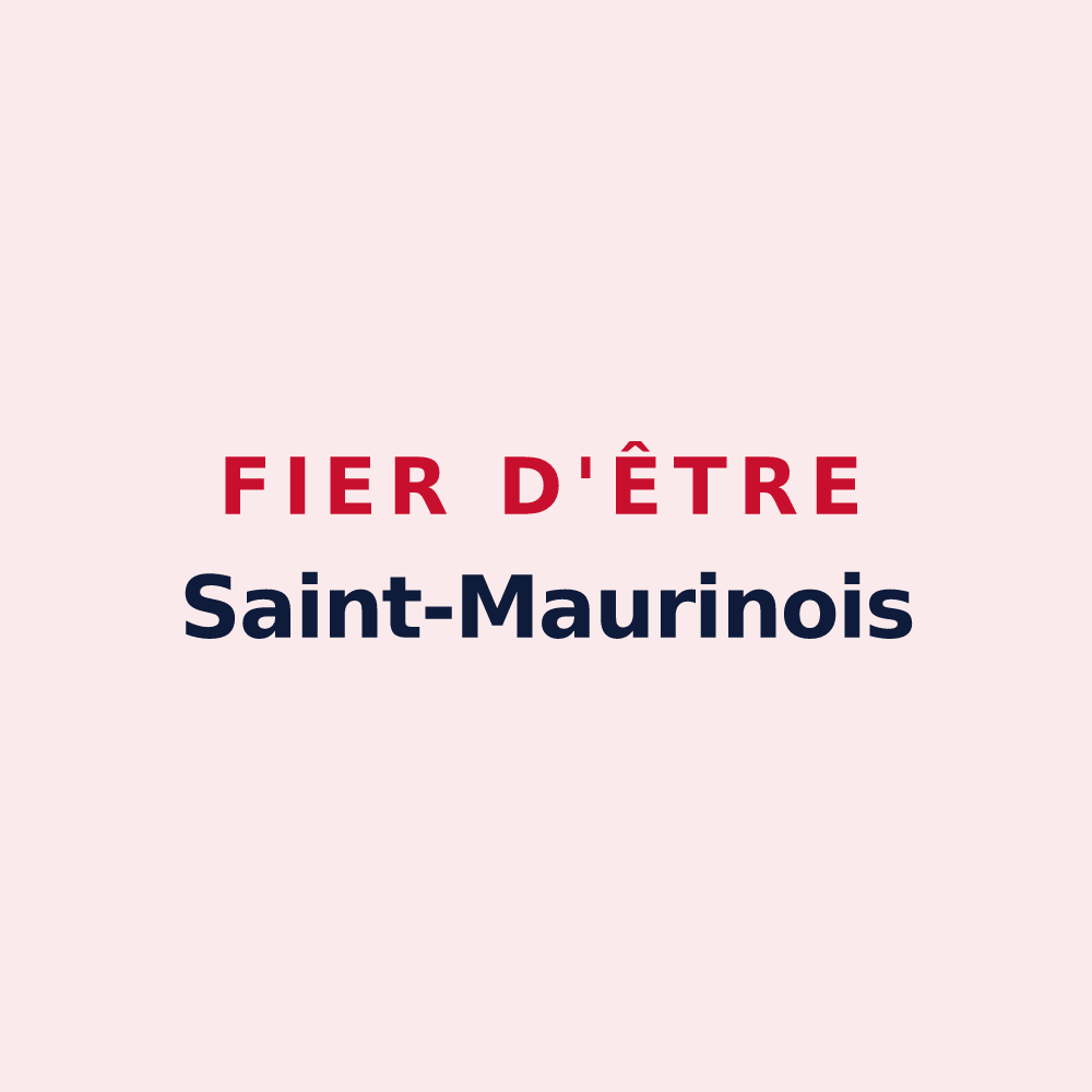 Magnet « Fier d'être Saint-Maurinois » — design pour Saint-Maurin