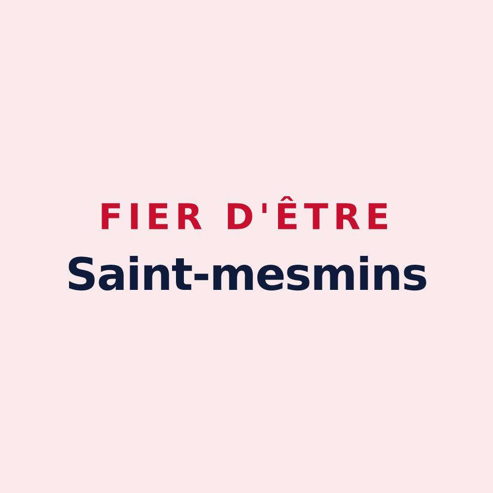 Magnet « Fier d'être Saint-mesmins » — design pour Saint-Mesmes