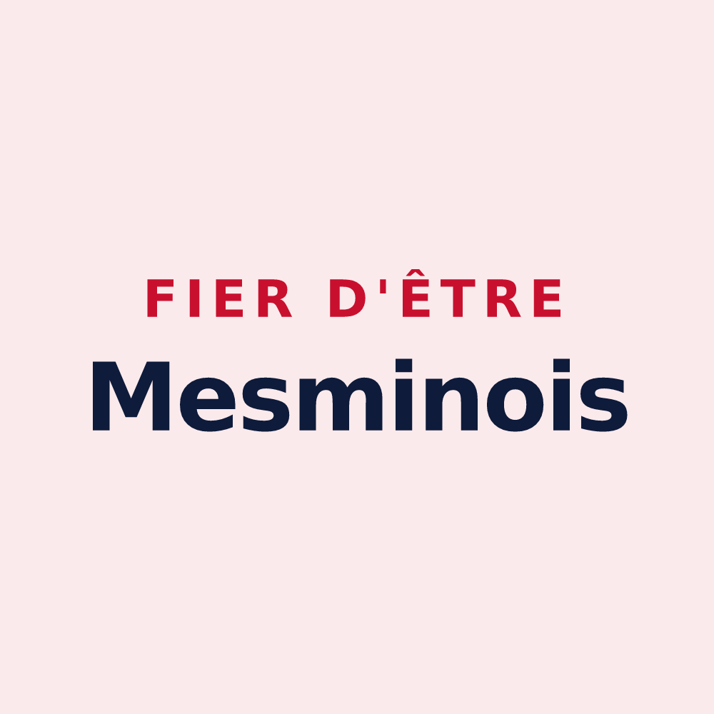 Magnet « Fier d'être Mesminois » — design pour Saint-Mesmin