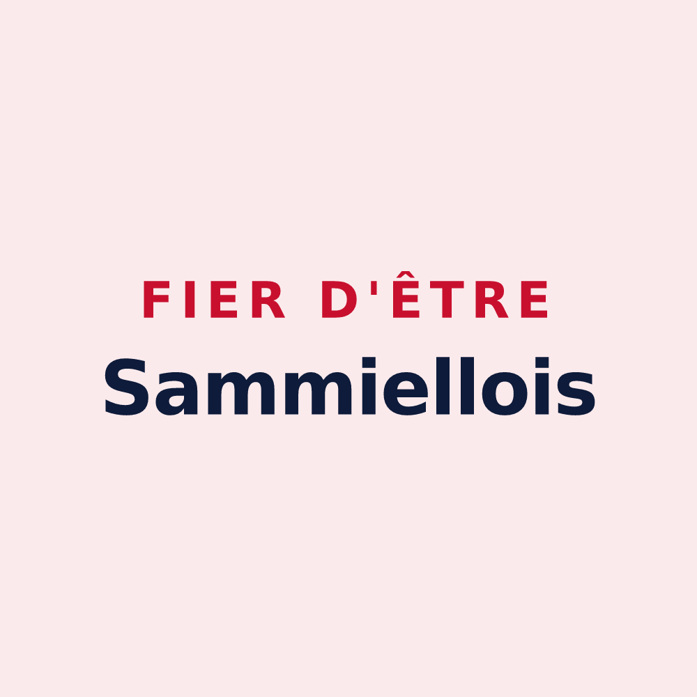 Magnet « Fier d'être Sammiellois » — design pour Saint-Mihiel