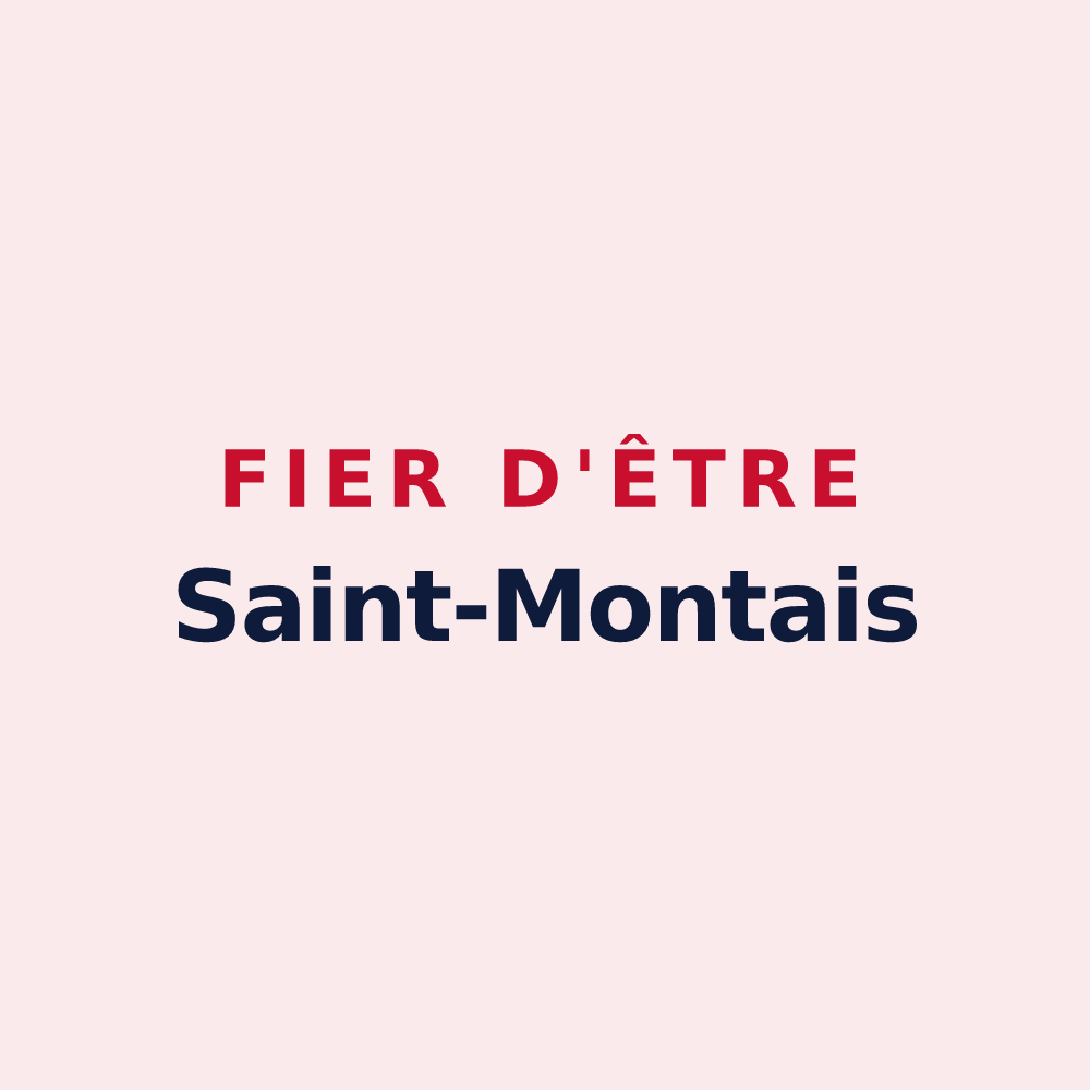 Magnet « Fier d'être Saint-Montais » — design pour Saint-Mont
