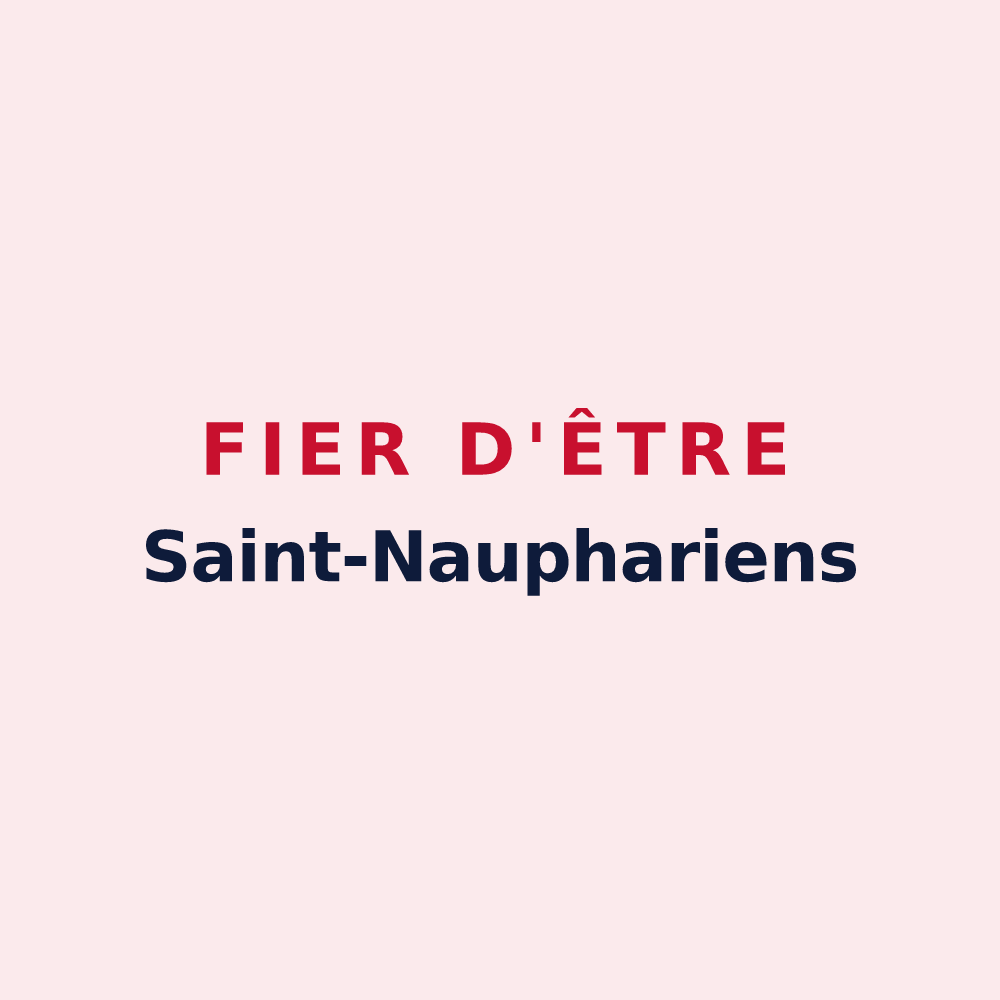 Magnet « Fier d'être Saint-Nauphariens » — design pour Saint-Nauphary