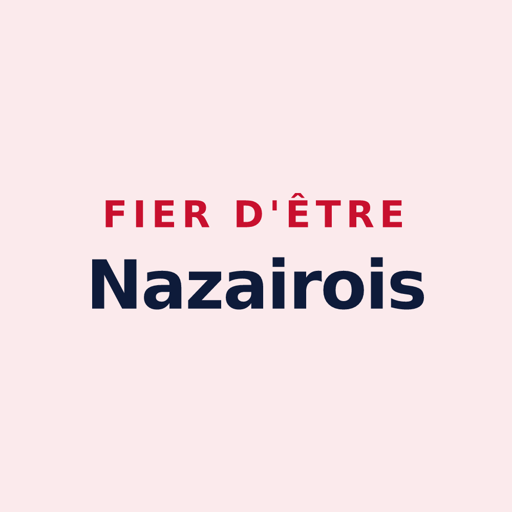 Magnet « Fier d'être Nazairois » — design pour Saint-Nazaire-d'Aude