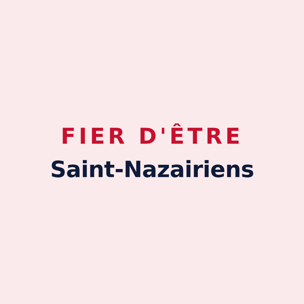 Magnet « Fier d'être Saint-Nazairiens » — design pour Saint-Nazaire-sur-Charente