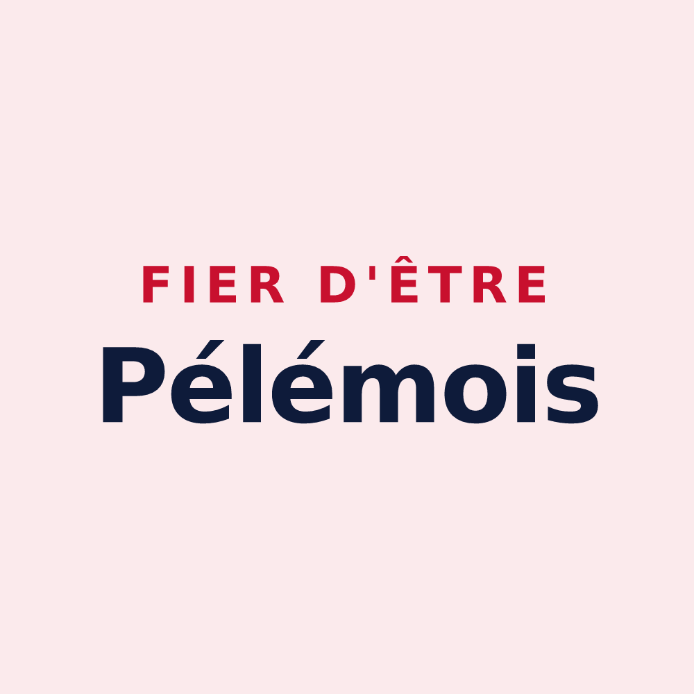 Magnet « Fier d'être Pélémois » — design pour Saint-Nicolas-du-Pélem