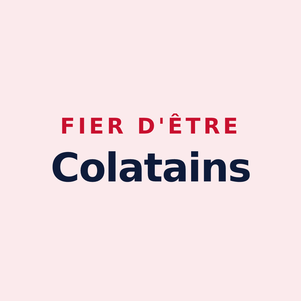 Magnet « Fier d'être Colatains » — design pour Saint-Nicolas-la-Chapelle